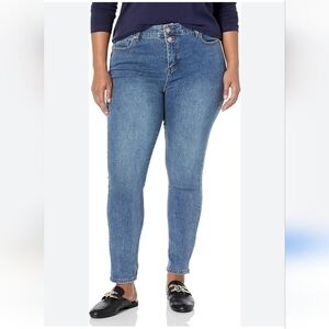 AVEOLOGY NEW Women's Plus Size 28 Chiara‎ Skinny Jean light denim Outdoor Denim